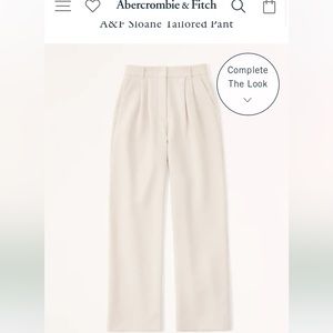 Abercrombie & Fitch Sloane Pant Tailored Trouser
